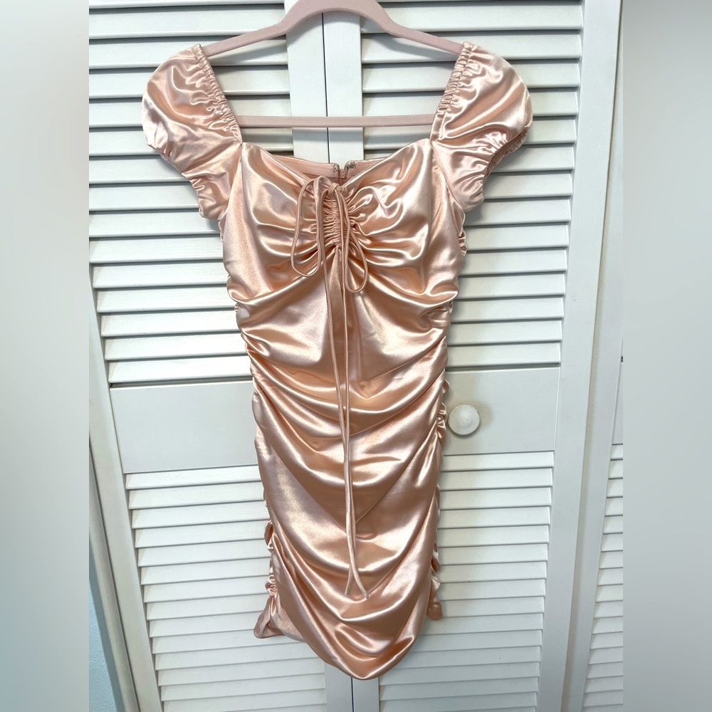 Dear Moon satin look dress.